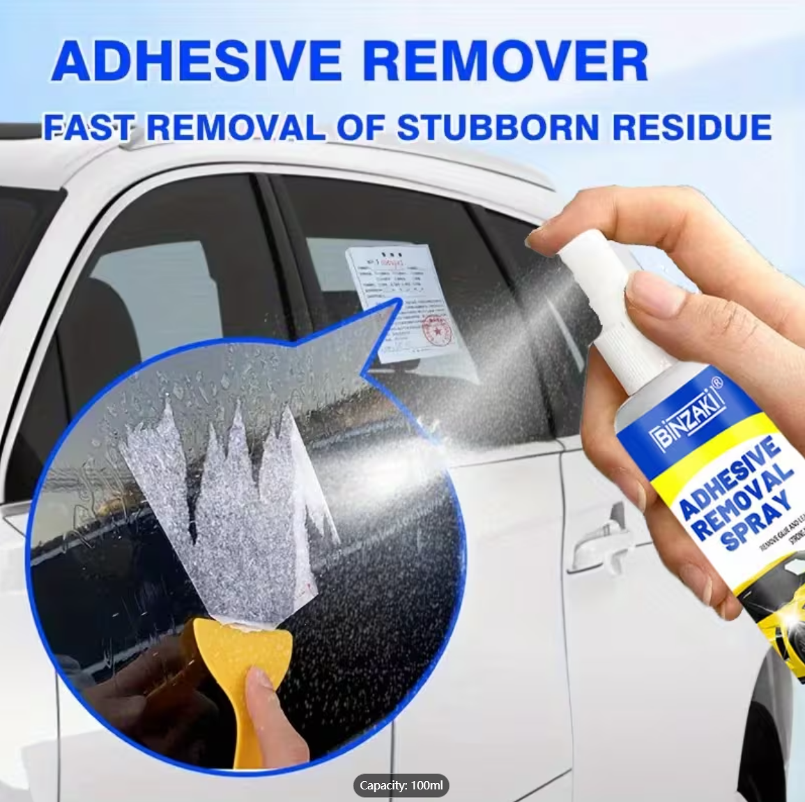 Label Printer Tape - Glue Remover Spray - Suitable for