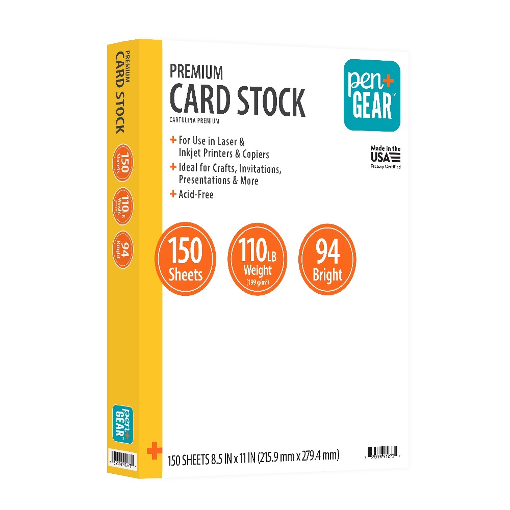 Cardstock Paper Pack - Premium White Index Cards Heavyweight Cardstock