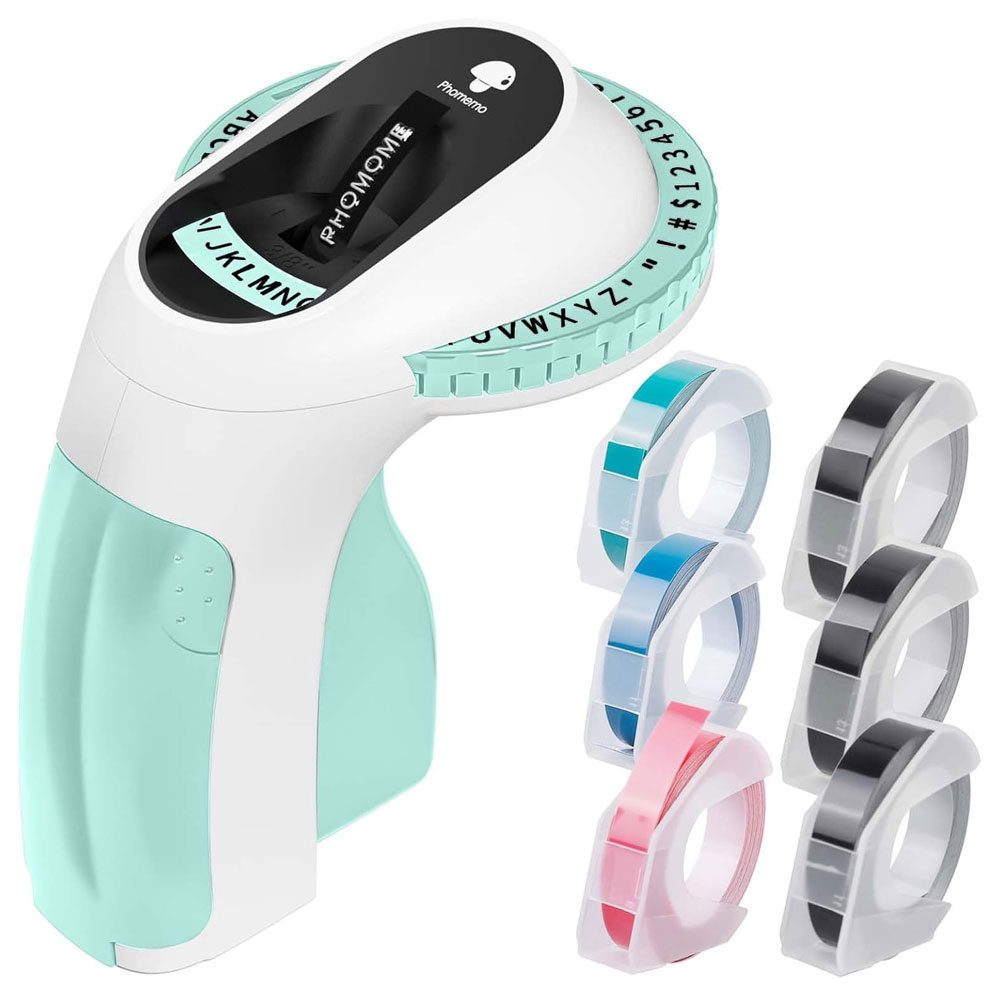 E975 Embossed Label Printer, 3 – обзор и цена Label Printer Tape