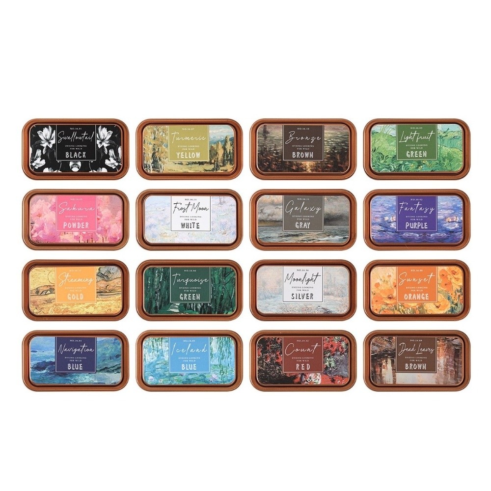 New Colorful Vintage Ink Pad E – обзор и цена Self Inking Stamp