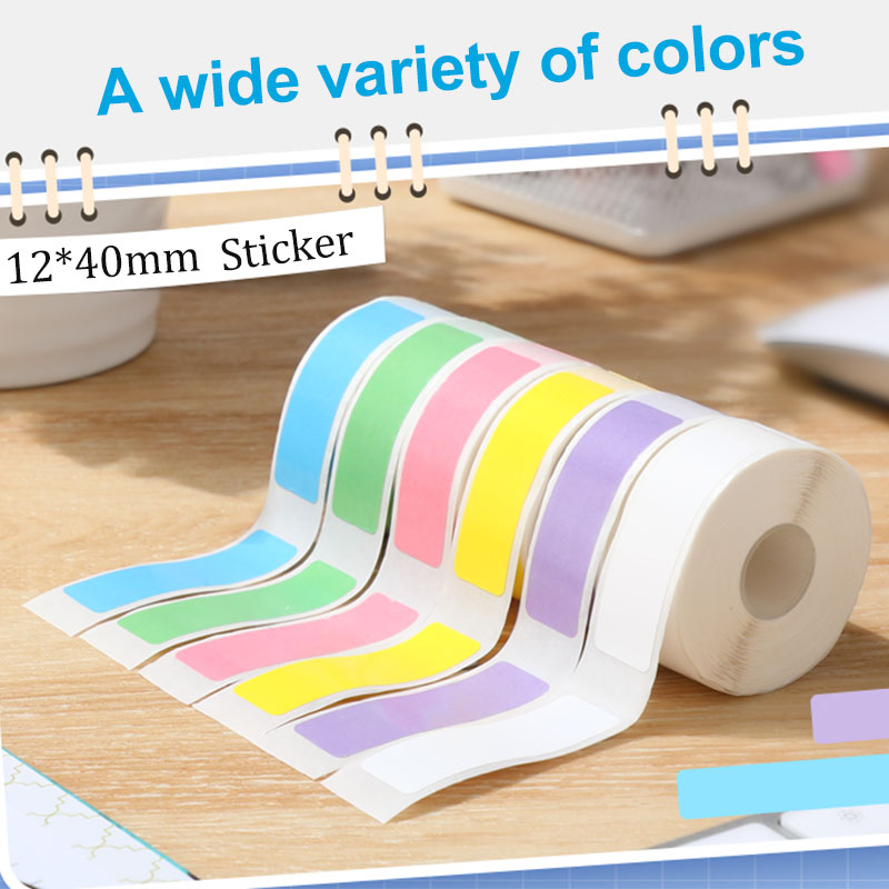 12*40mm Colored Transparent Th – обзор и цена Label Printer Tape