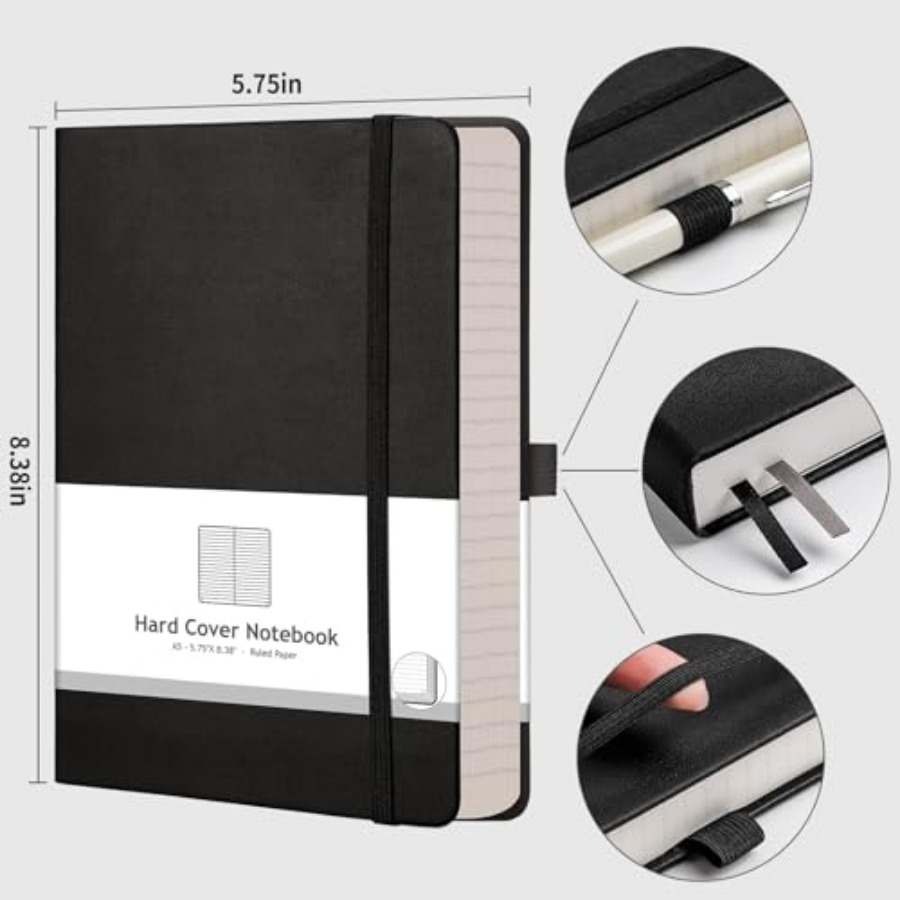 Thick Journal Lined Notebook - – обзор и цена Journal Leather Hardcover