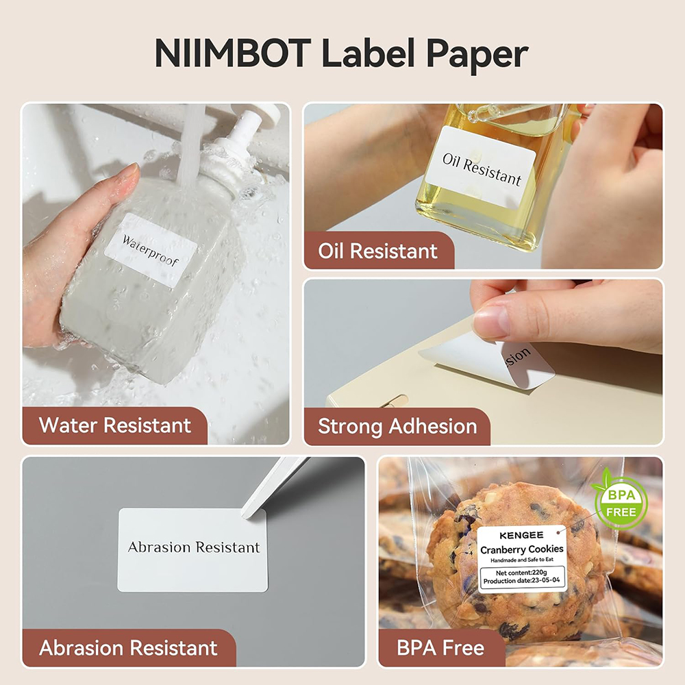 NIIMBOT Thermal Label for B1 B – обзор и цена Label Printer Tape