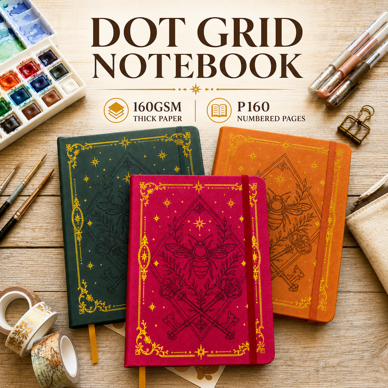 A5 Dot Grid Notebook with 160G – обзор и цена Notebook Dotted A5