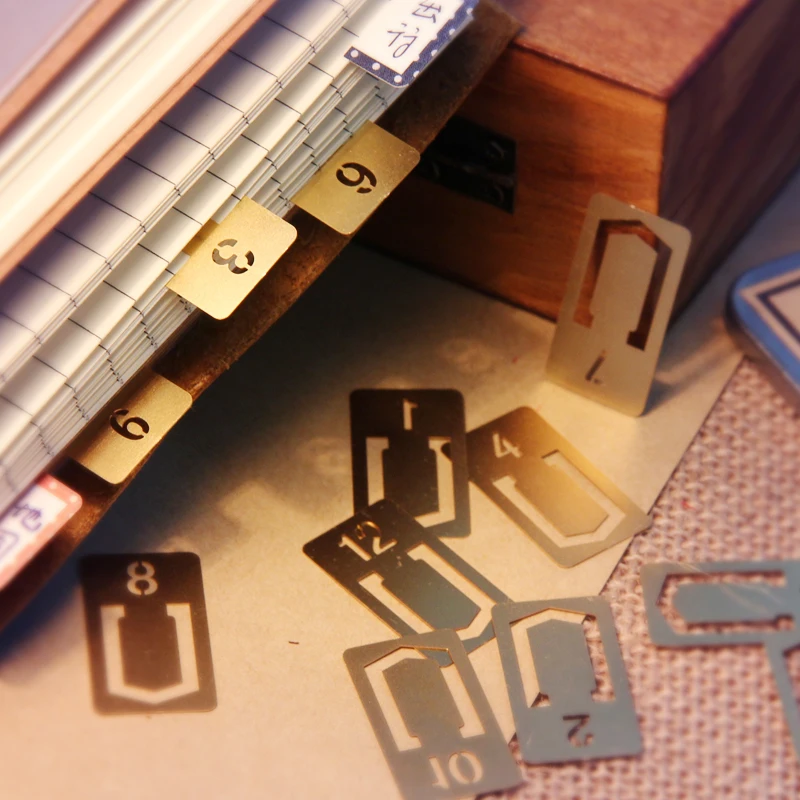 12 Pcs/lot Vintage Copper Book – обзор и цена Stationery And Office Supply Stores