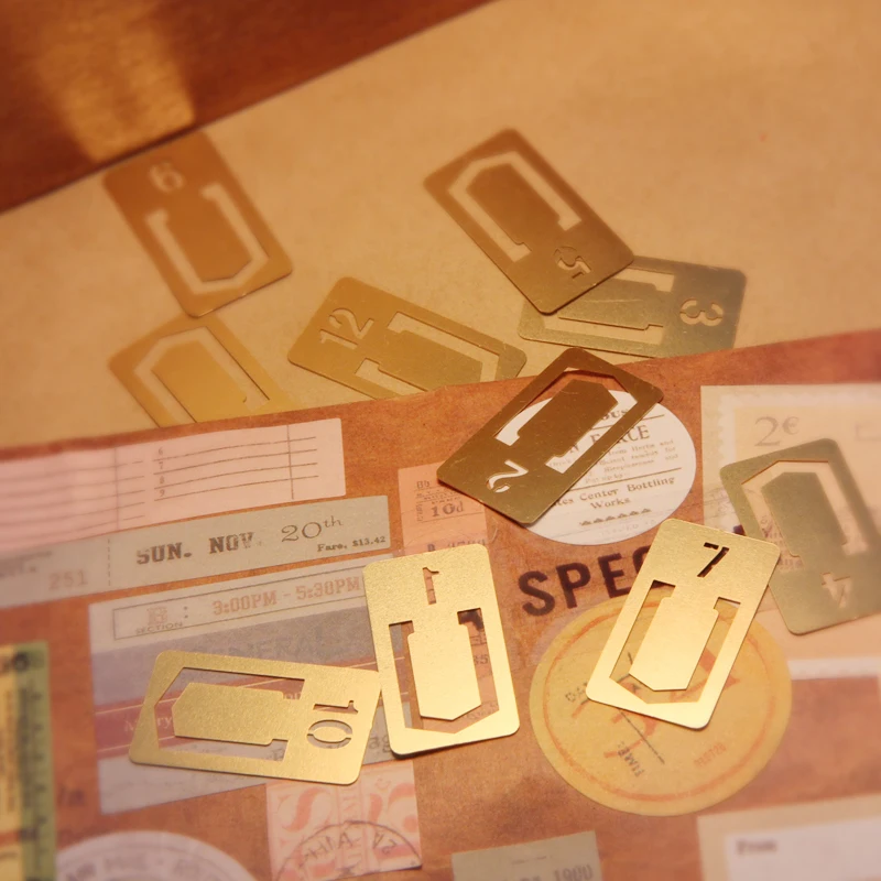 12 Pcs/lot Vintage Copper Book – обзор и цена Stationery And Office Supply Stores