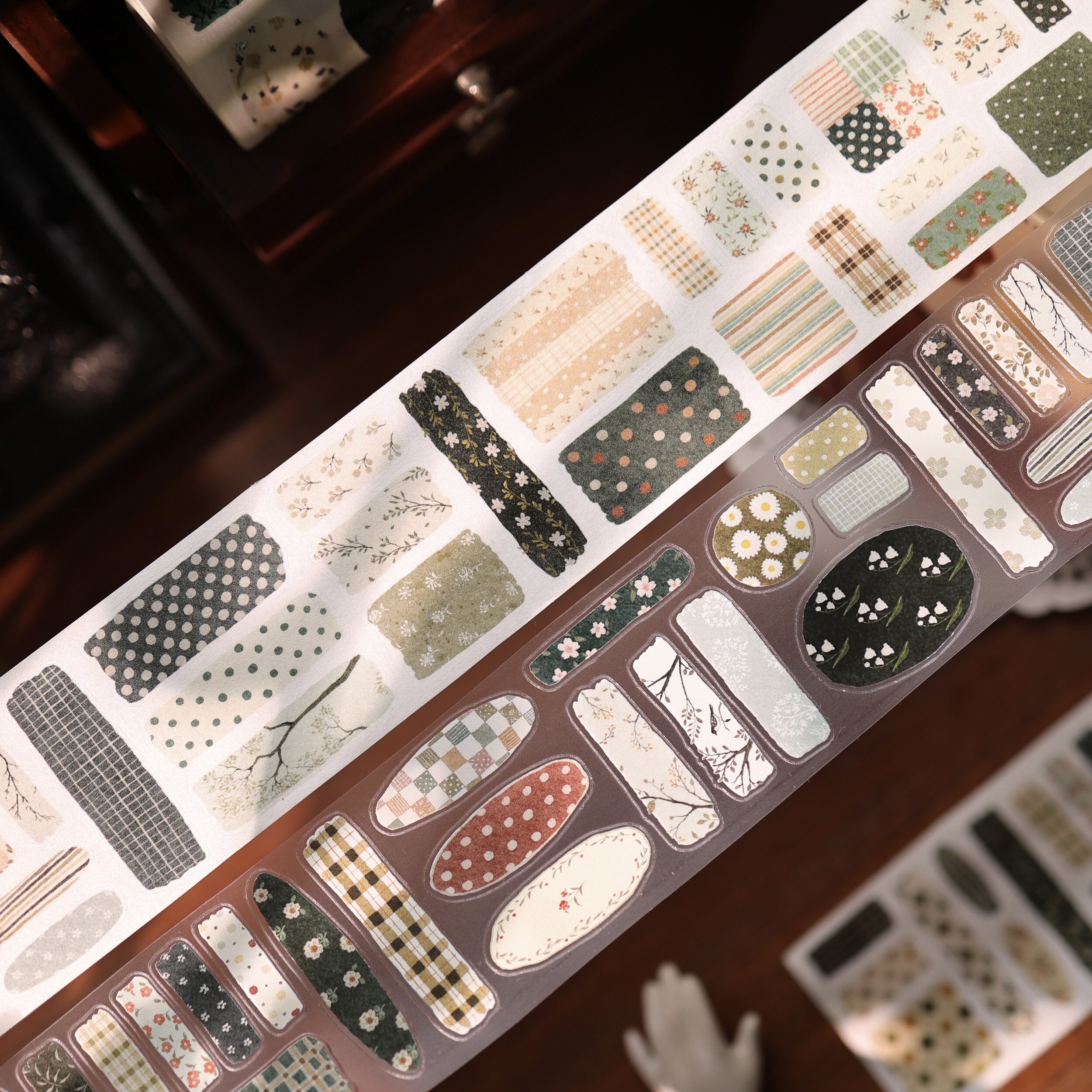 YiEr Studio Vintage Floral Pat – обзор и цена Washi Tape Set