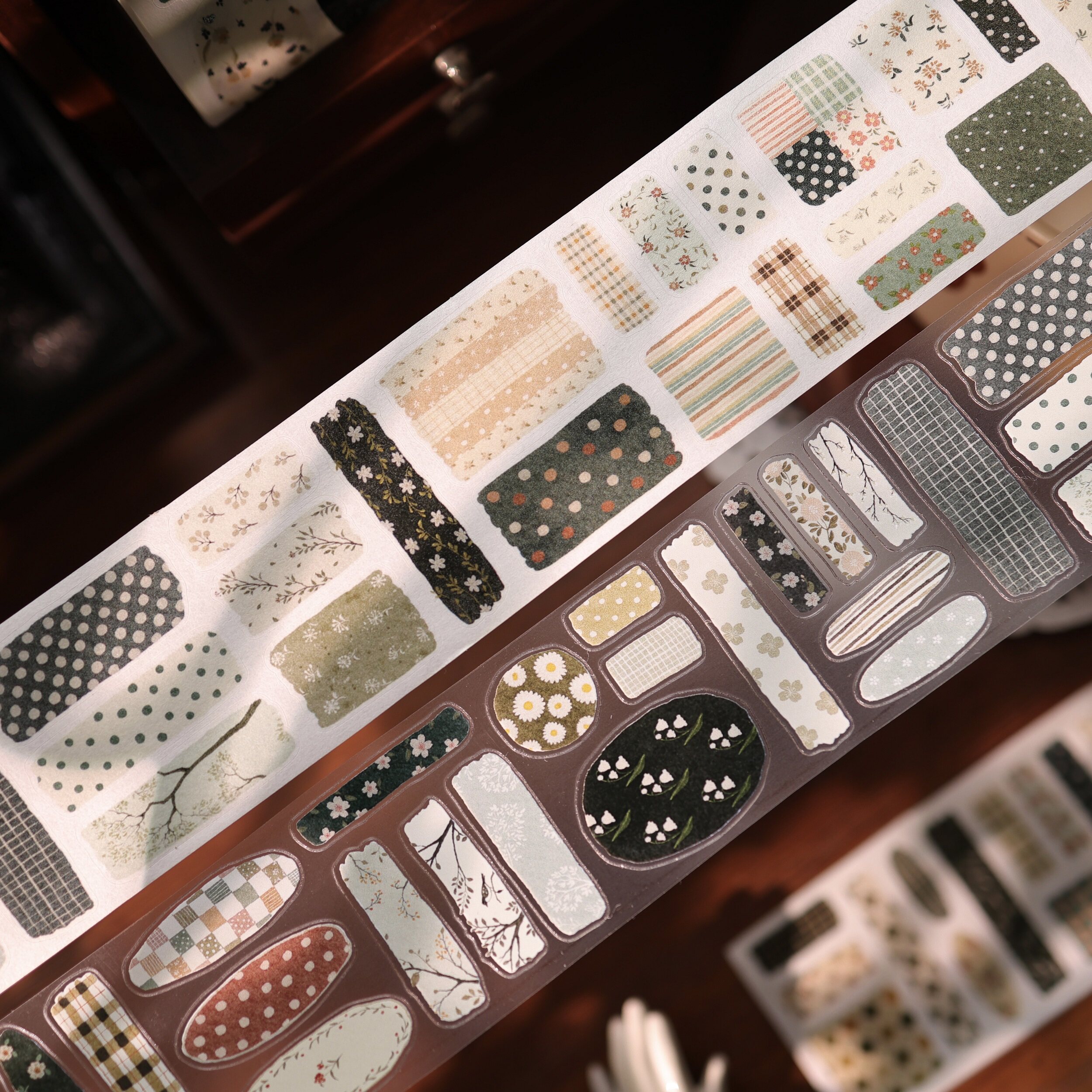 YiEr Studio Vintage Floral Pat – обзор и цена Washi Tape Set