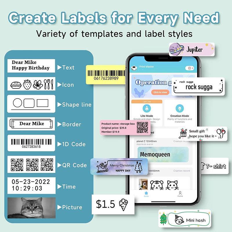 P15 Label Printer Sticker 12*4 – обзор и цена Label Printer Tape