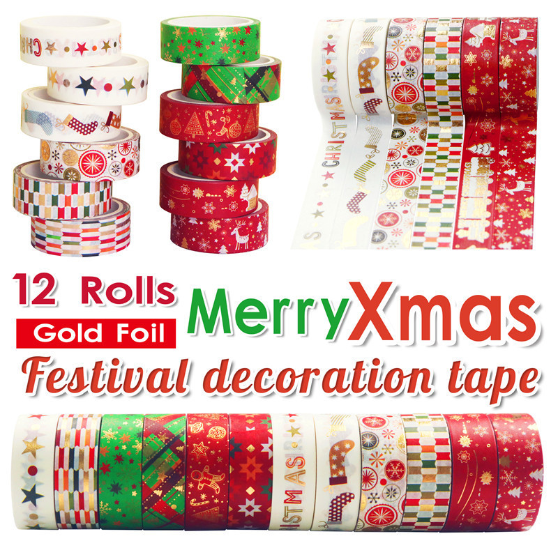 60 Meter Christmas Washi Tapes – обзор и цена Washi Tape Set