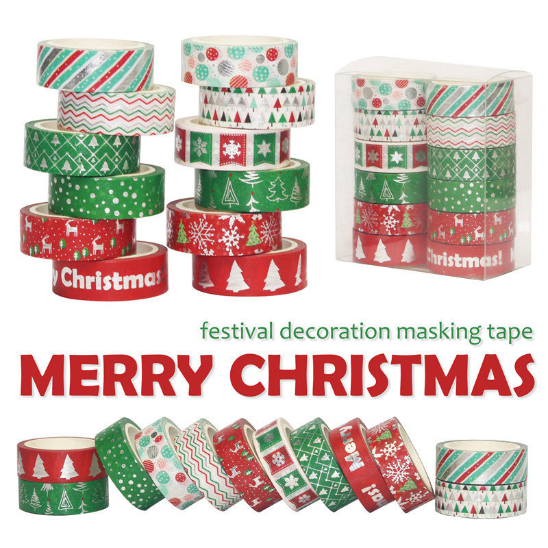 60 Meter Christmas Washi Tapes – обзор и цена Washi Tape Set