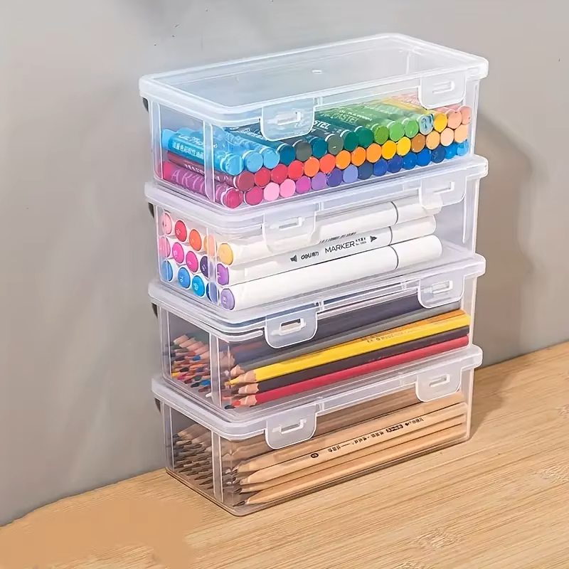4 large transparent PP storage – обзор и цена Stationery And Office Supply Stores