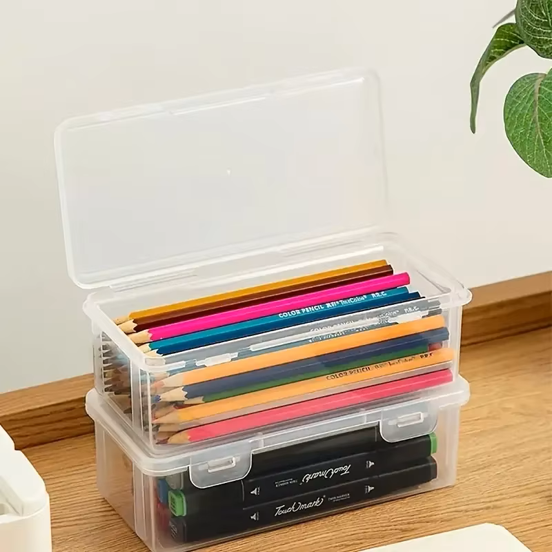 4 large transparent PP storage – обзор и цена Stationery And Office Supply Stores