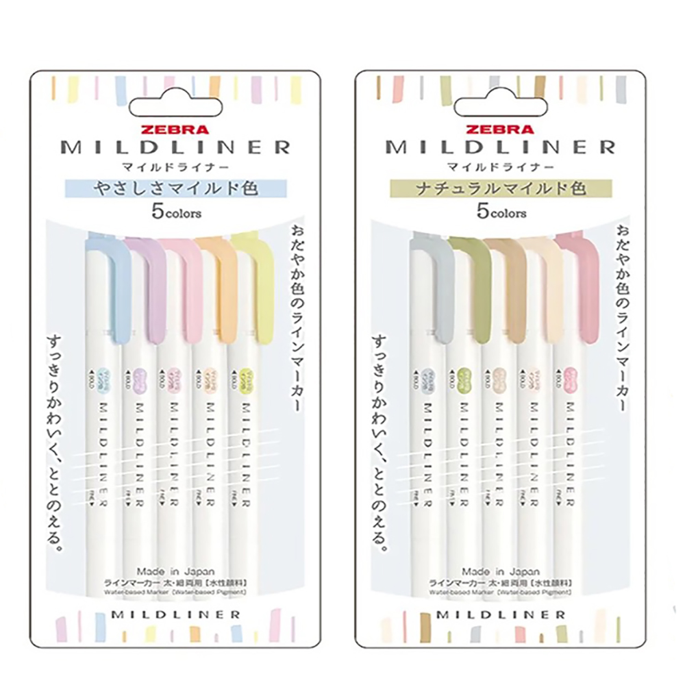 Japan ZEBRA Highlighters Pen s – обзор и цена Highlighter Set Pastel