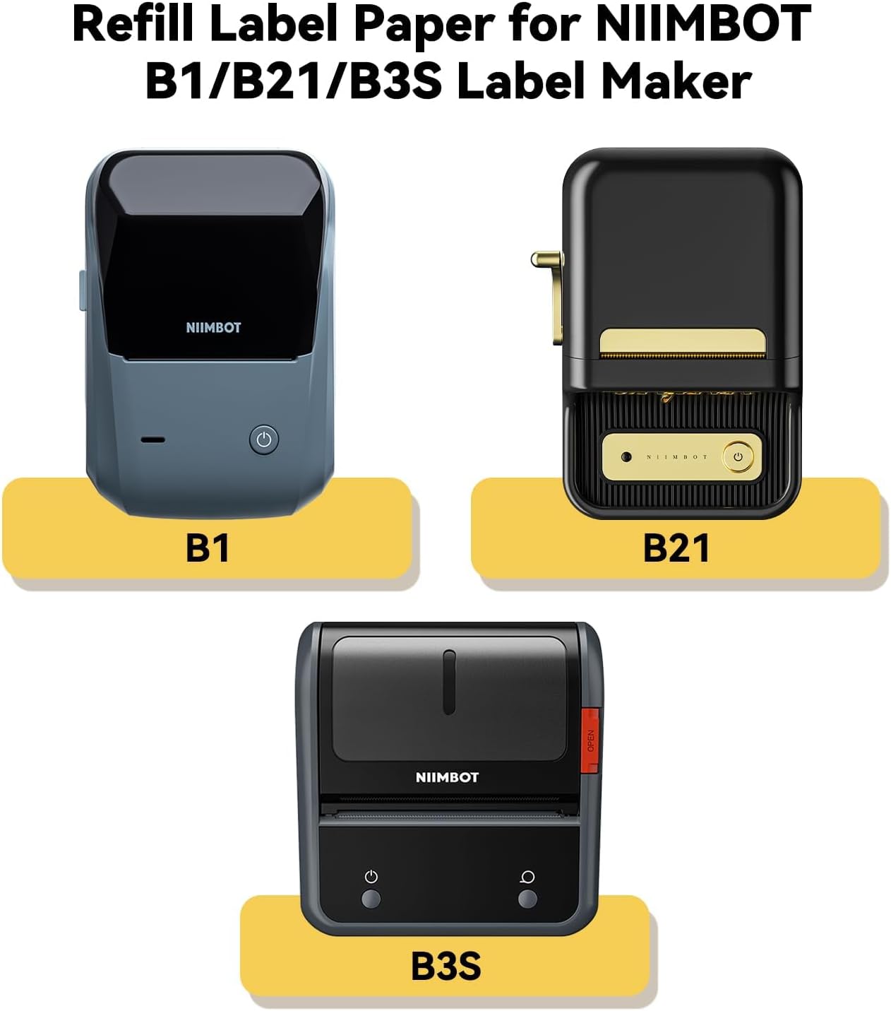 NiiMBOT B21 B1 B3S Round Label – обзор и цена Label Printer Tape