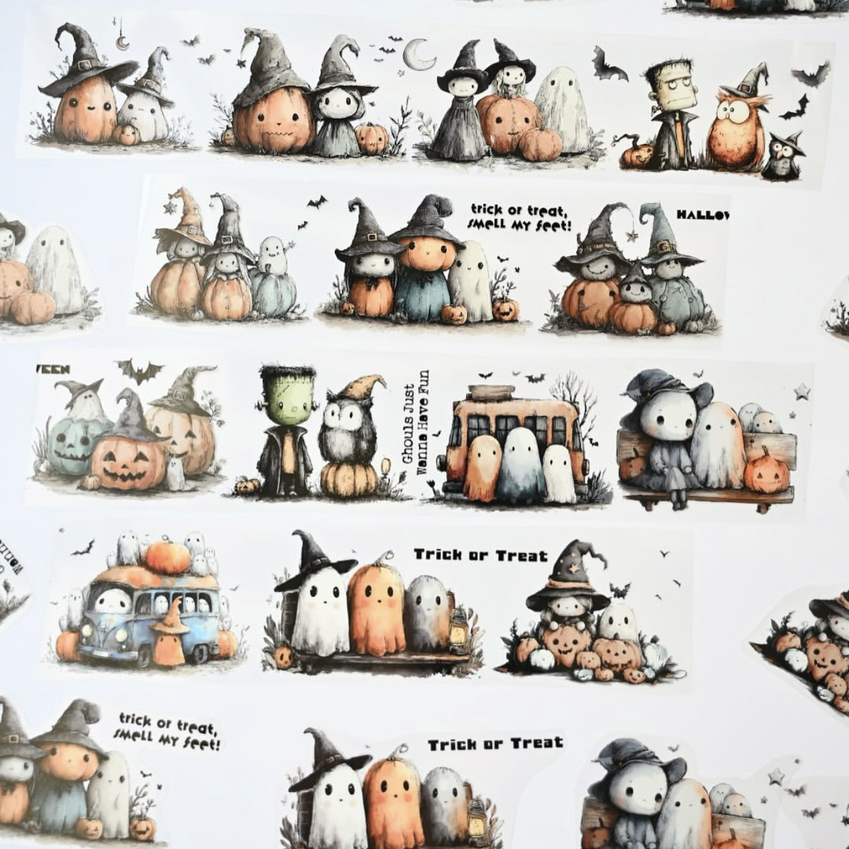 1Loop NEVERLAND Vintage Hallow – обзор и цена Washi Tape Set