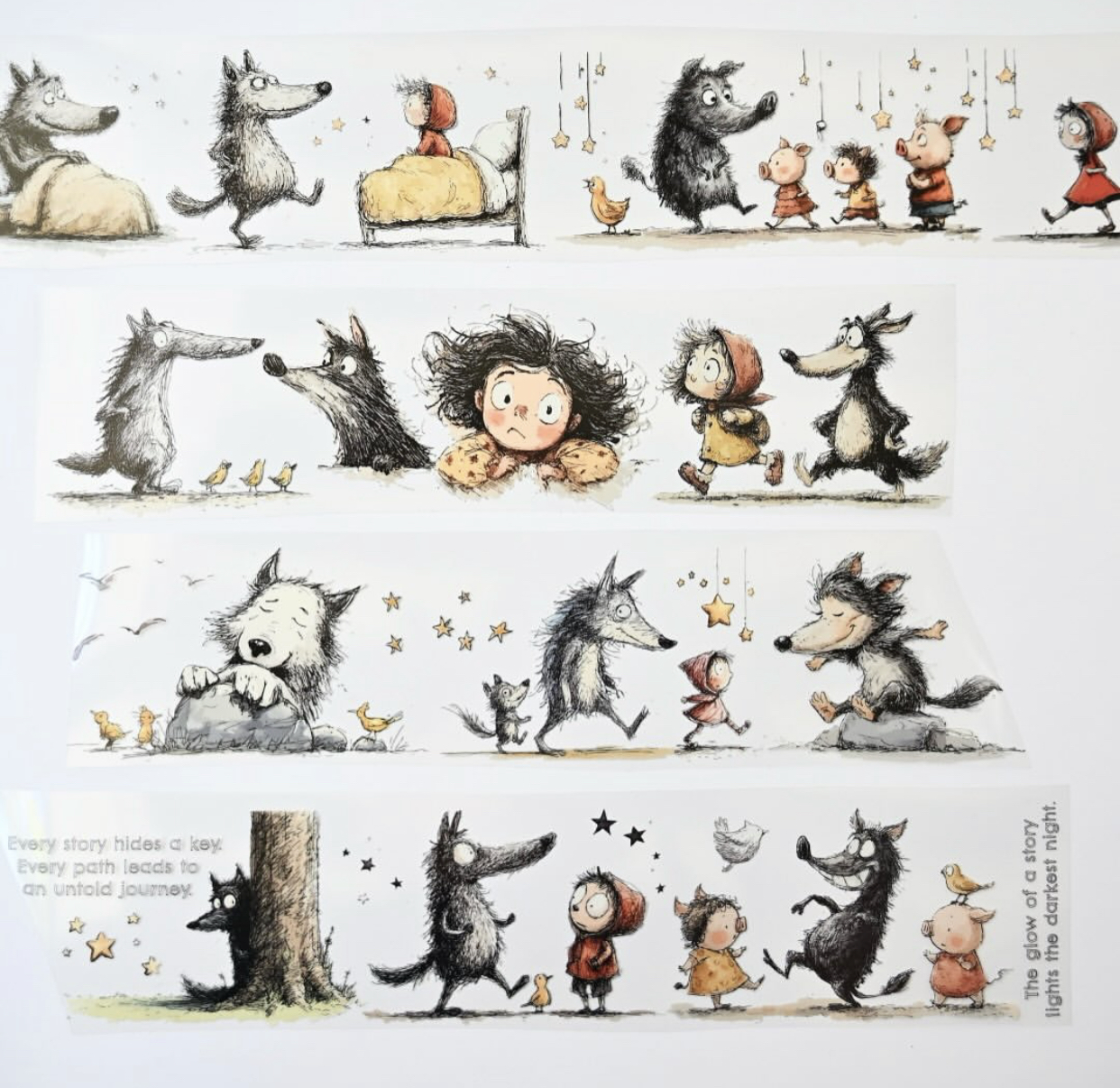 1Loop NEVERLAND Vintage Hallow – обзор и цена Washi Tape Set