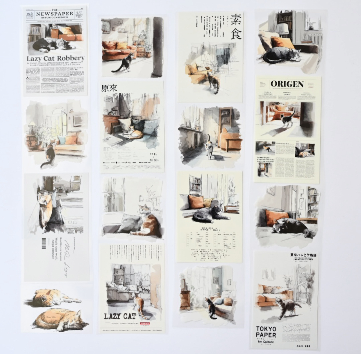 1Loop NEVERLAND Vintage Hallow – обзор и цена Washi Tape Set
