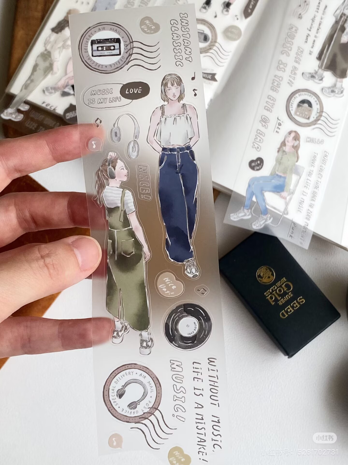 Cozy Room Studio Vintage Liste – обзор и цена Washi Tape Set