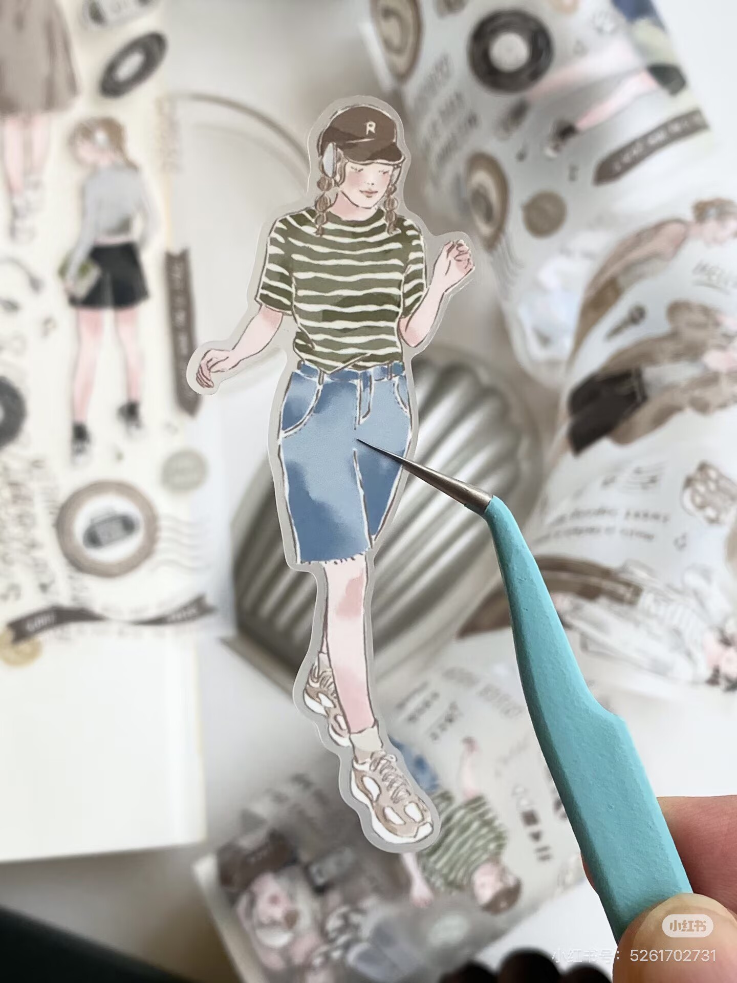 Cozy Room Studio Vintage Liste – обзор и цена Washi Tape Set