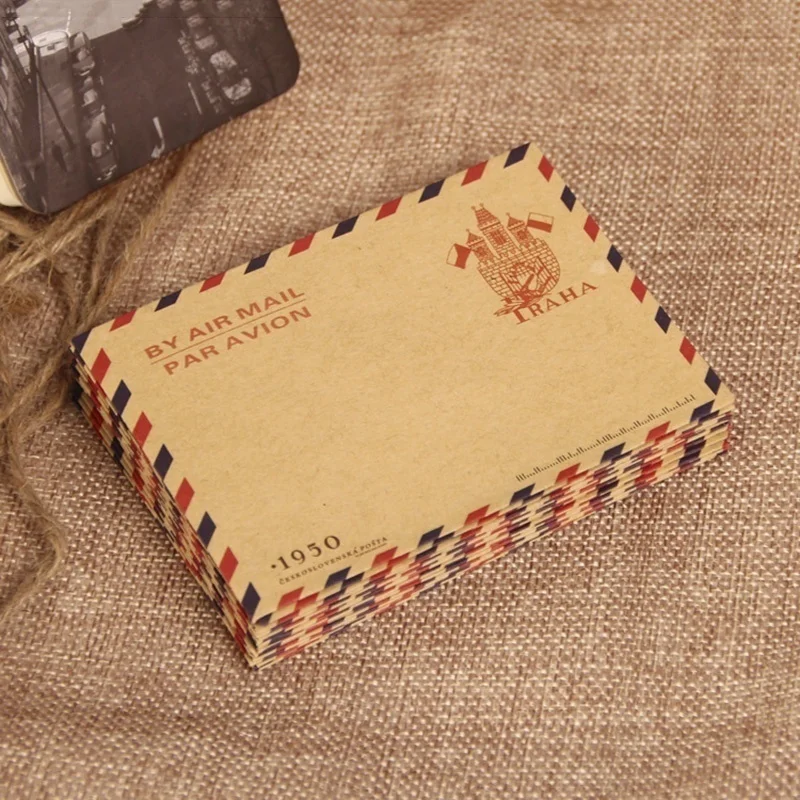 10pcs 9.7*7.5cm  Retro Popular – обзор и цена Letter Envelope Kraft