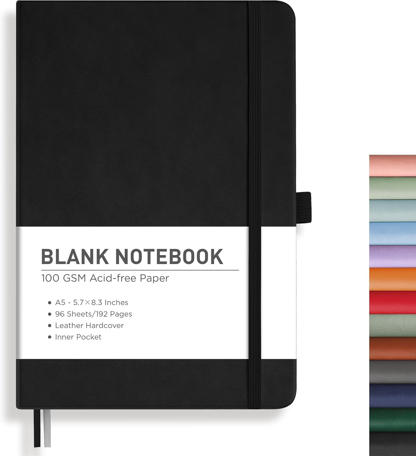 Blank Journal Notebook, A5 Med – обзор и цена Journal Leather Hardcover