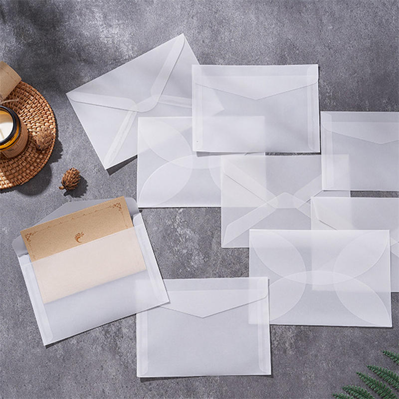 50pcs Blank Translucent Envelo – обзор и цена Letter Envelope Kraft