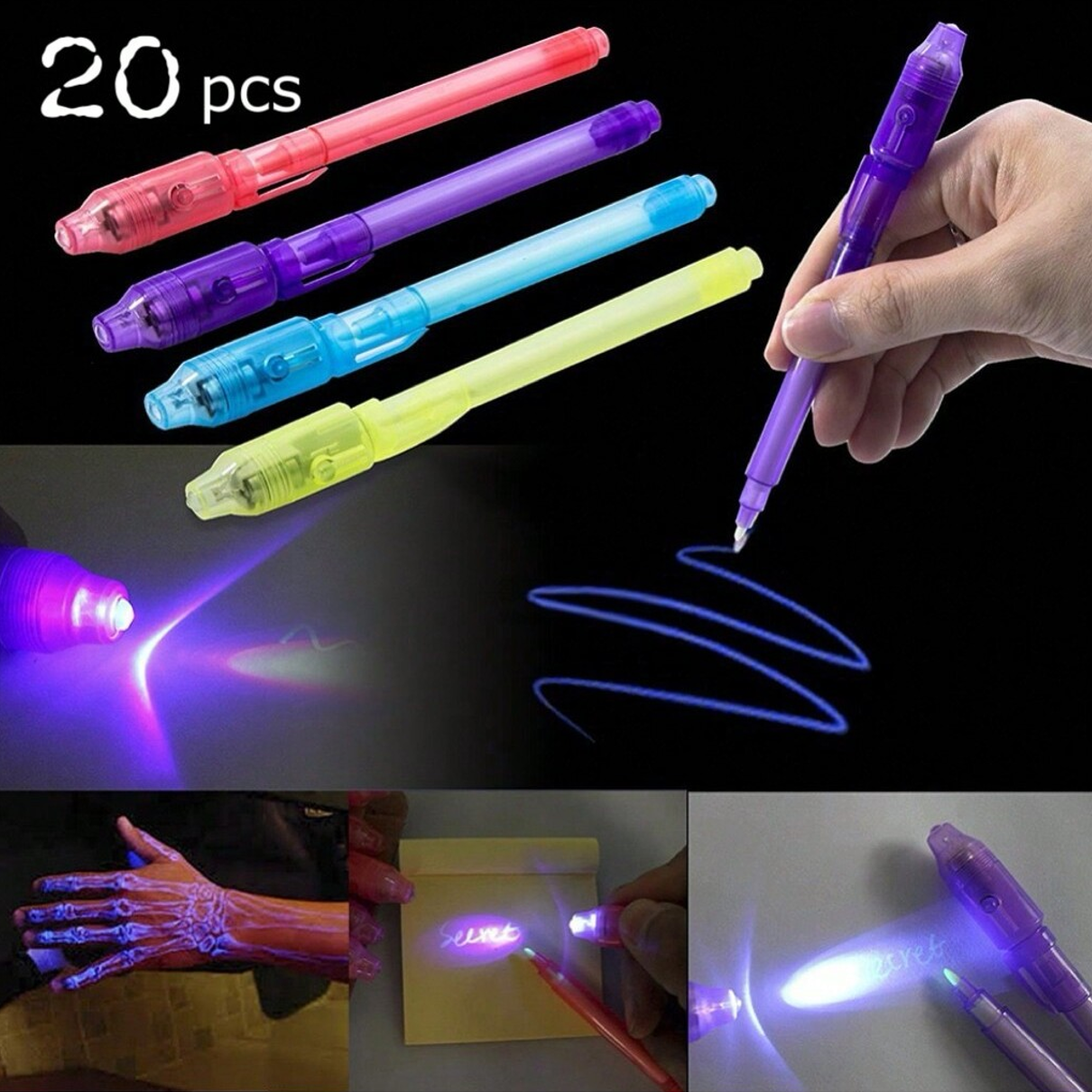 20PCS Invisible Ink Pen Set -  – обзор и цена Highlighter Set Pastel
