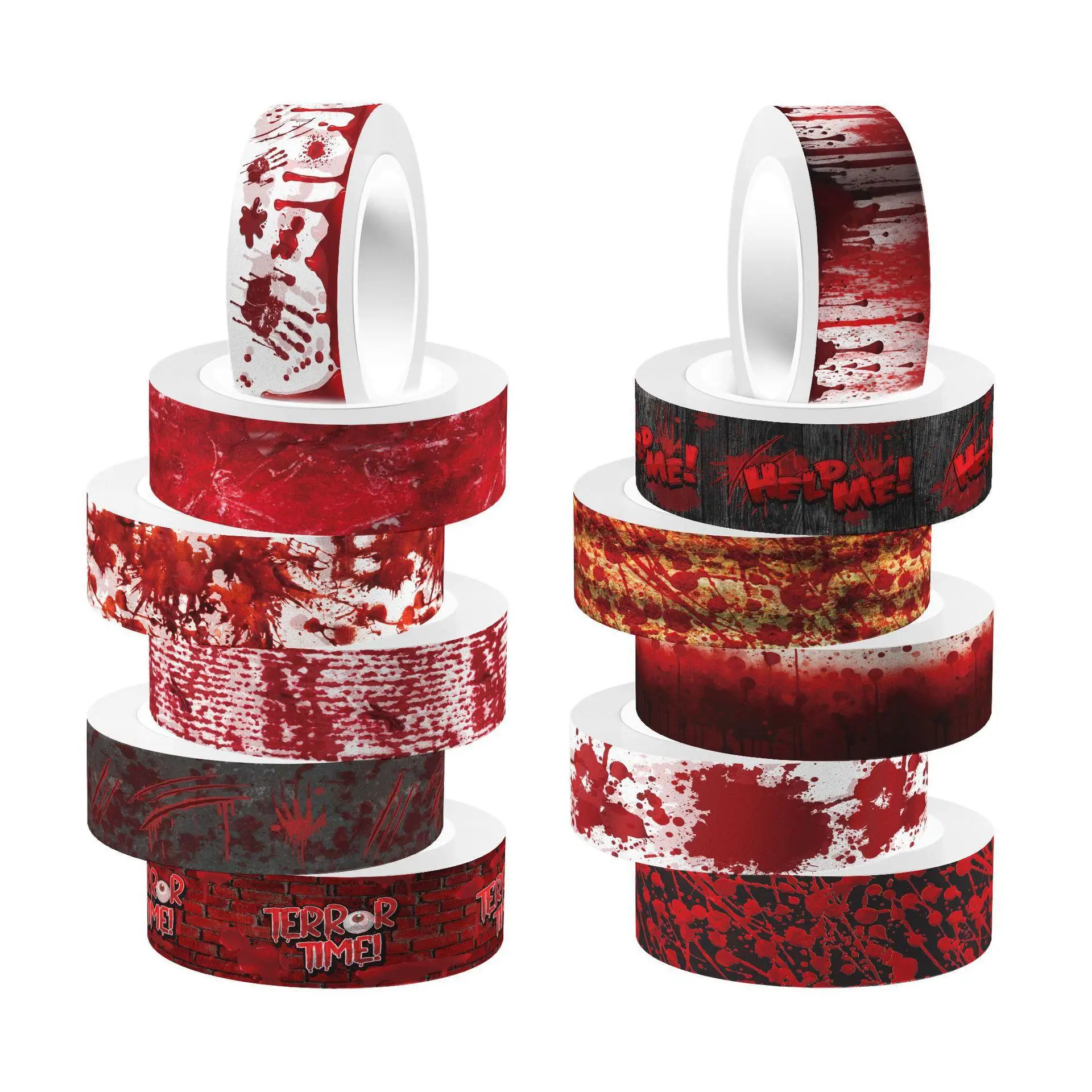 Halloween Bloody Hand Bleeding – обзор и цена Washi Tape Set