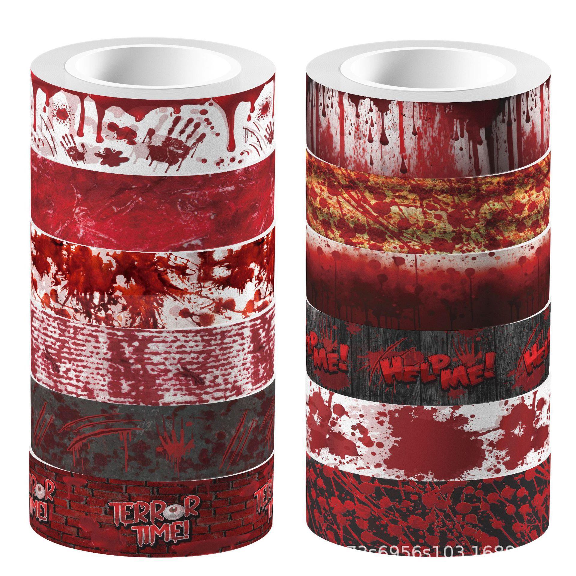 Halloween Bloody Hand Bleeding – обзор и цена Washi Tape Set