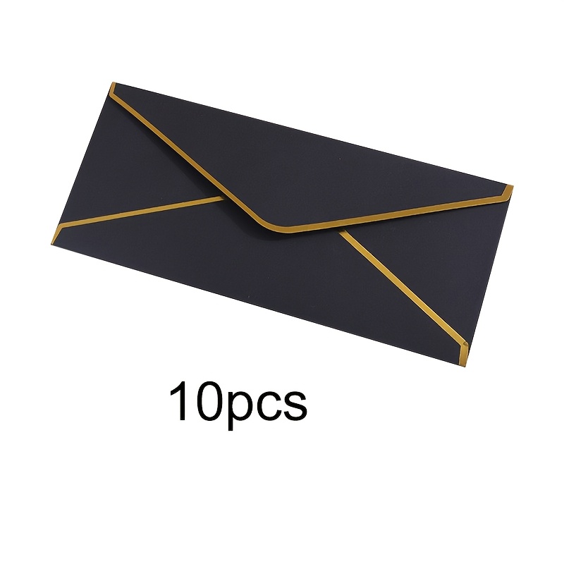 10 PCS  High-end Black Envelop – обзор и цена Letter Envelope Kraft