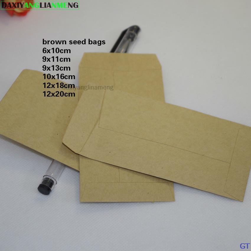 100pcs 6*10 10*16 9*1312*20cm  – обзор и цена Letter Envelope Kraft