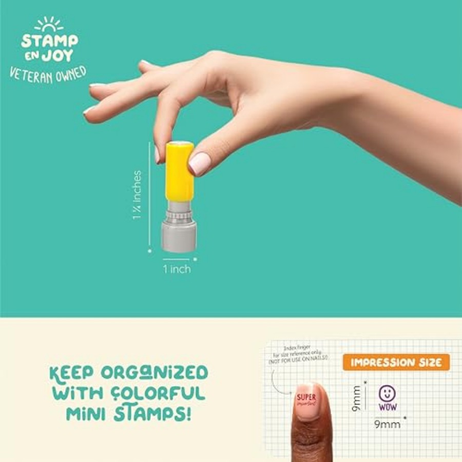5 Self-Ink Flash Stamp Set, Mu – обзор и цена Self Inking Stamp