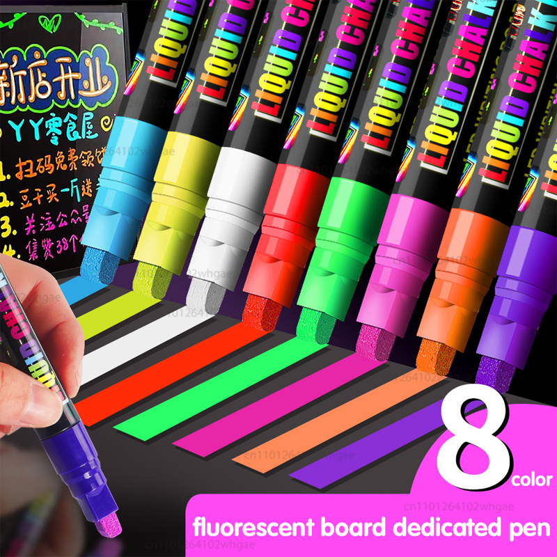 8Color 8mm Liquid Chalk Erasab – обзор и цена Highlighter Set Pastel