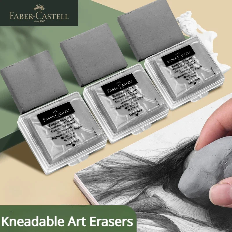 4PC Faber-Castell kneaded Eras – обзор и цена Rubber Eraser Kneaded