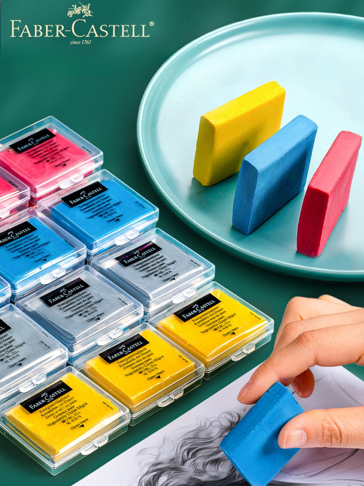 4PC Faber-Castell kneaded Eras – обзор и цена Rubber Eraser Kneaded