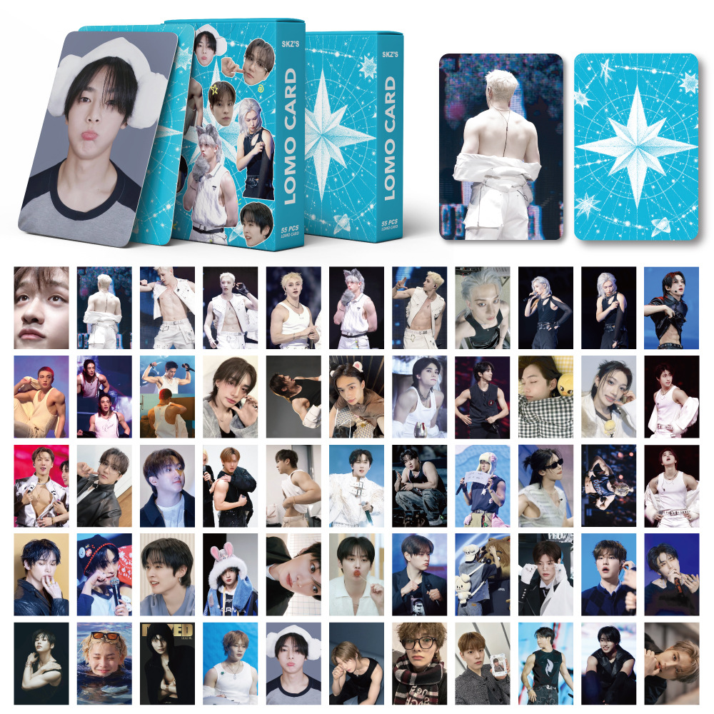 55PCS KPOP new Stray Kids Albu – обзор и цена Cardstock Paper Pack