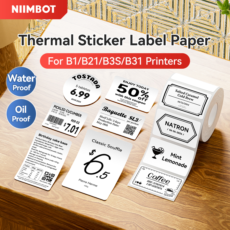 NIIMBOT Thermal Sticker Label  – обзор и цена Label Printer Tape