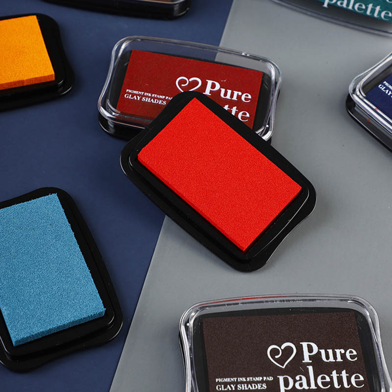 6 pieces - Retro solid color s – обзор и цена Self Inking Stamp