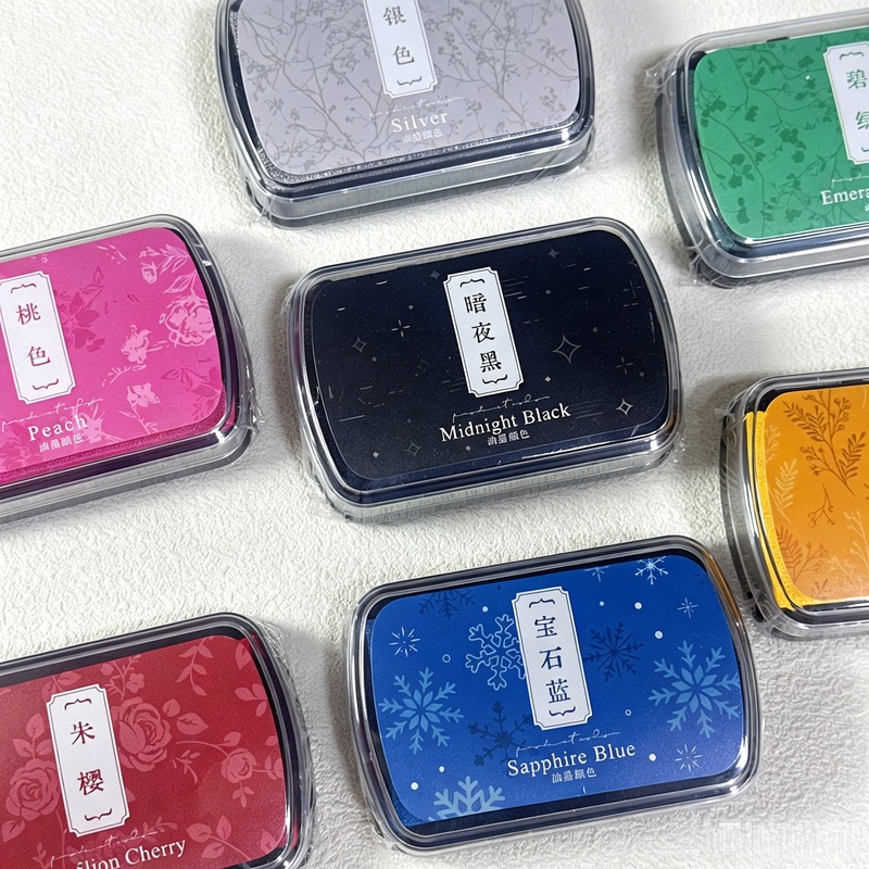 1pc Oil-Based Ink Pad, Colorfu – обзор и цена Self Inking Stamp
