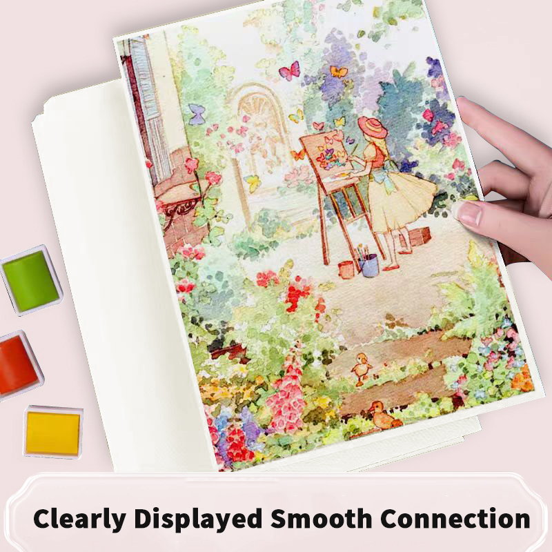A4 Watercolor Paper 50 Sheets  – обзор и цена Cardstock Paper Pack