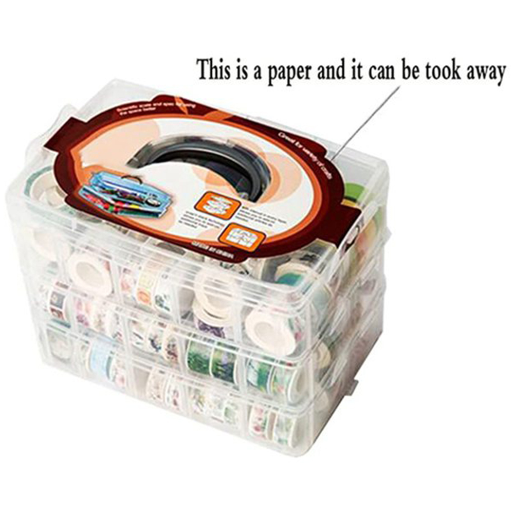 Clear 3 Layers 30 Grids Washi  – обзор и цена Washi Tape Set