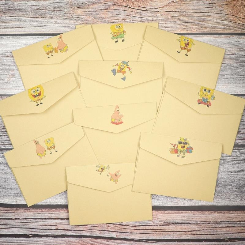 Cute SpongeBo SquarePants Kraf – обзор и цена Letter Envelope Kraft