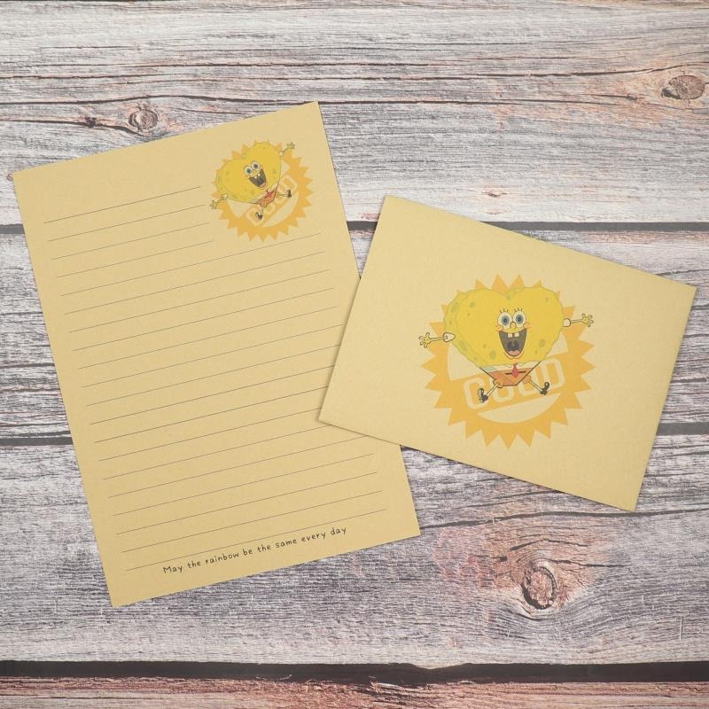 Cute SpongeBo SquarePants Kraf – обзор и цена Letter Envelope Kraft