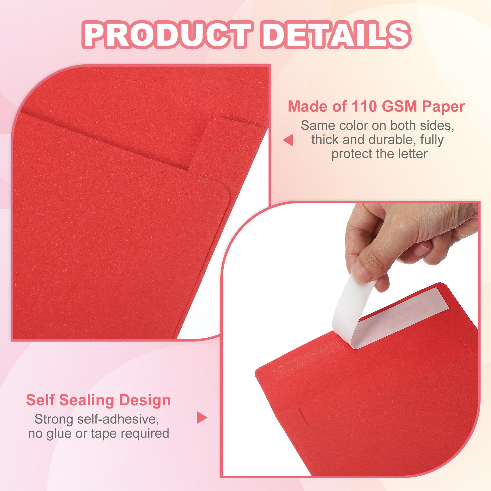 24Pcs A2 Envelopes Self Seal 1 – обзор и цена Letter Envelope Kraft