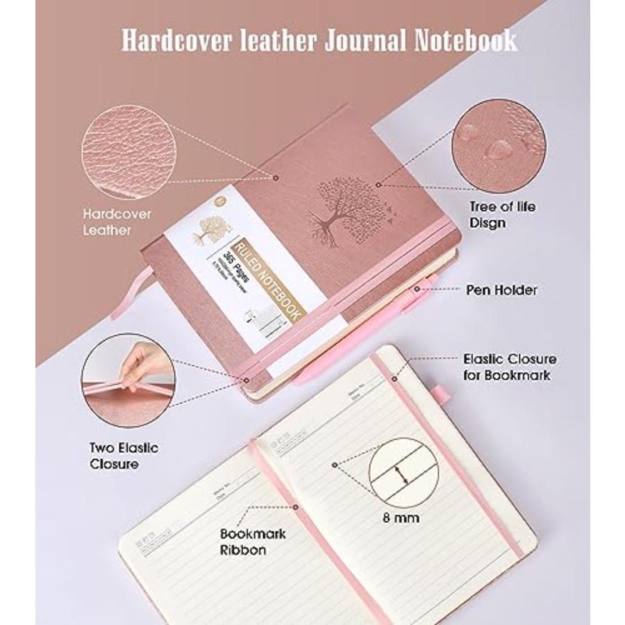 Journal Notebook -365 Pages Th – обзор и цена Journal Leather Hardcover