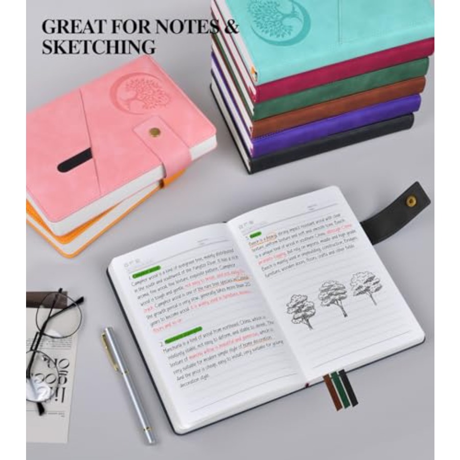 Lined Journal Notebook for Men – обзор и цена Journal Leather Hardcover