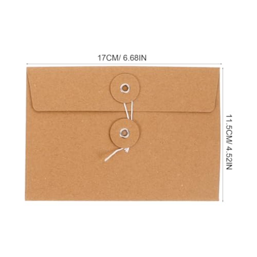20Pcs Kraft Paper Wire Organiz – обзор и цена Letter Envelope Kraft