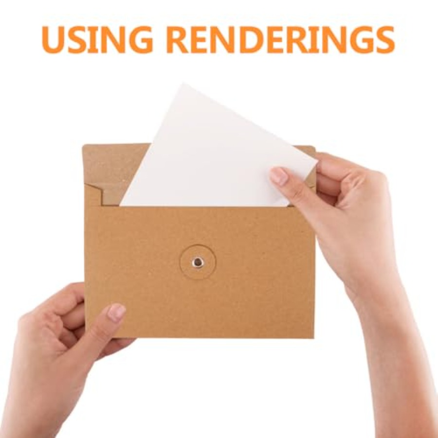20Pcs Kraft Paper Wire Organiz – обзор и цена Letter Envelope Kraft