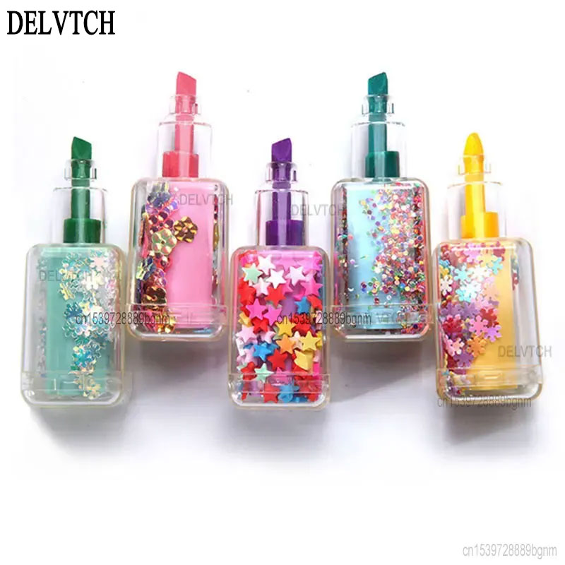 5Pcs Set Mini Sequin Nail Poli – обзор и цена Highlighter Set Pastel